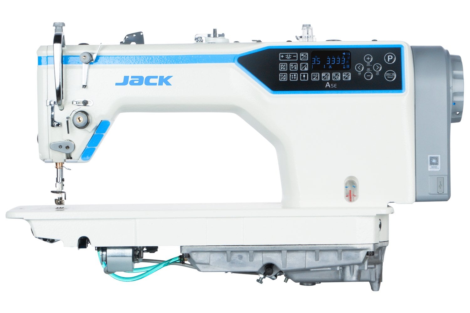 JK-A5E-Q Düz Makine Kısa İplik Kesicili